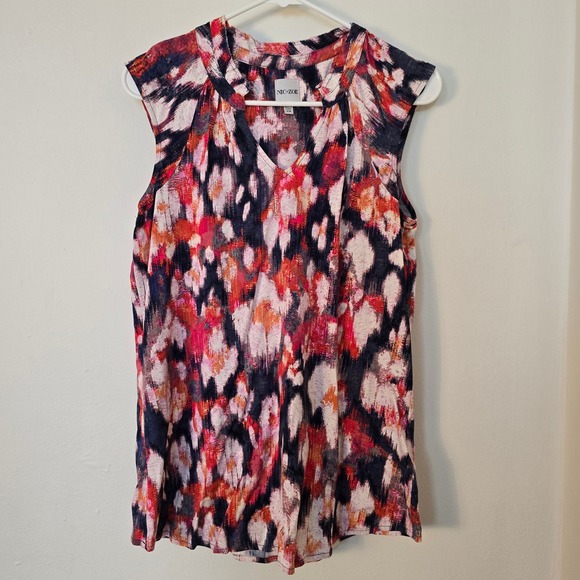 NIC+ZOE Tops - NIC+ZOE Blouse Sleeveless Top Womens Extra Small Purple Pink Orange